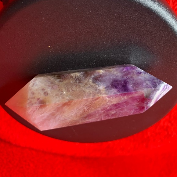 BOGO1/2 Chevron Amethyst Double
Pointed Polished Crystal Tower
Wand Healing 82g - Picture 3 of 17